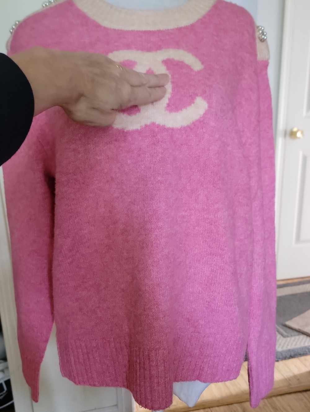 Inspired Pink Logo Crewneck Sweater